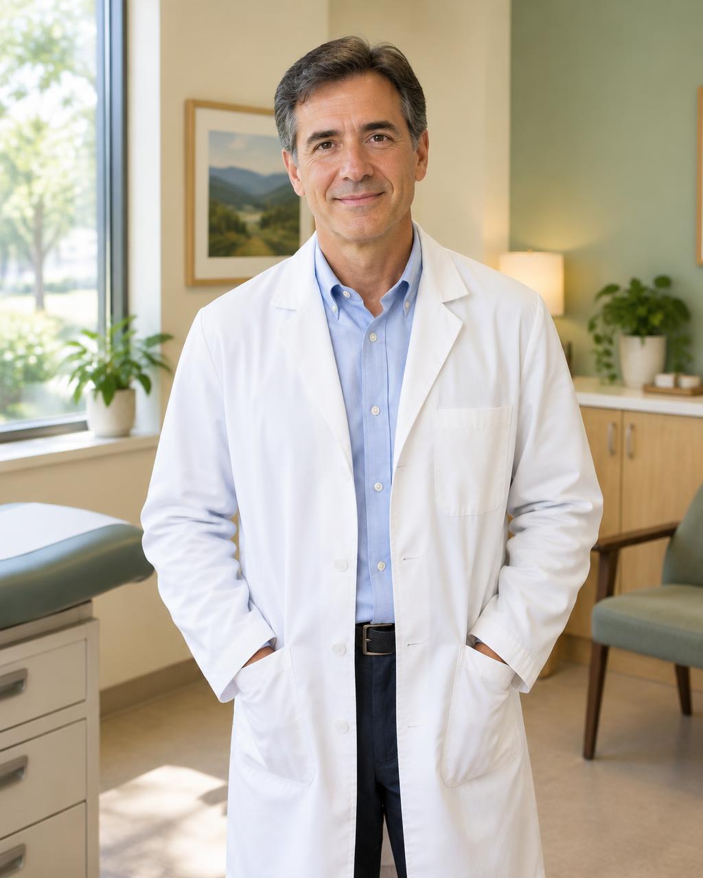 Dr. Joseph Walters in his clinic